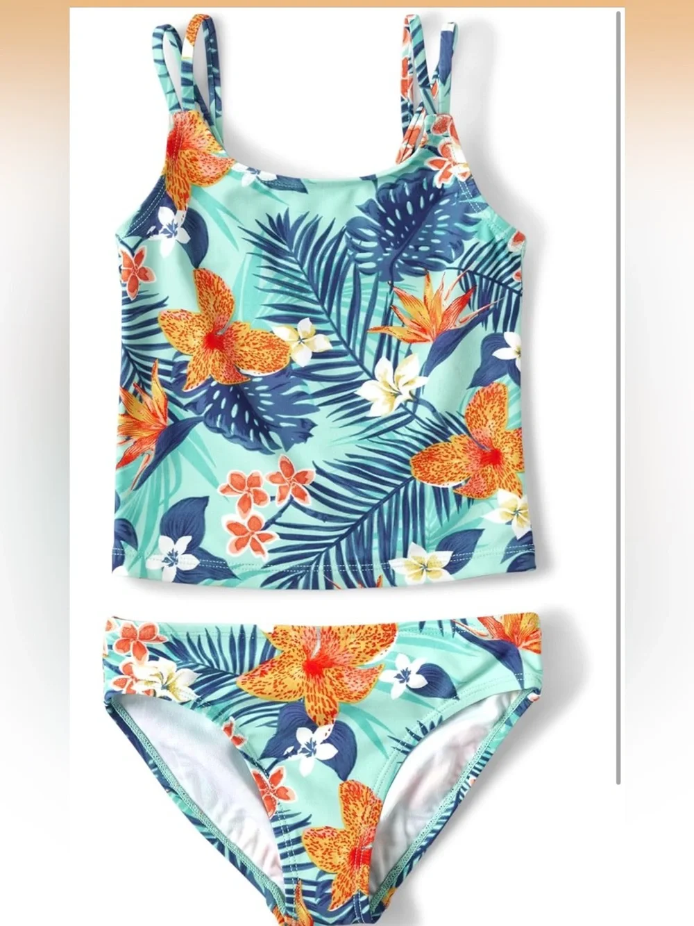 The Children's Place Girls 2-Piece Tankini Swimsuit 14-1122-8